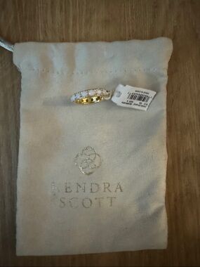 New Kendra Scott Chandler band ring opalite